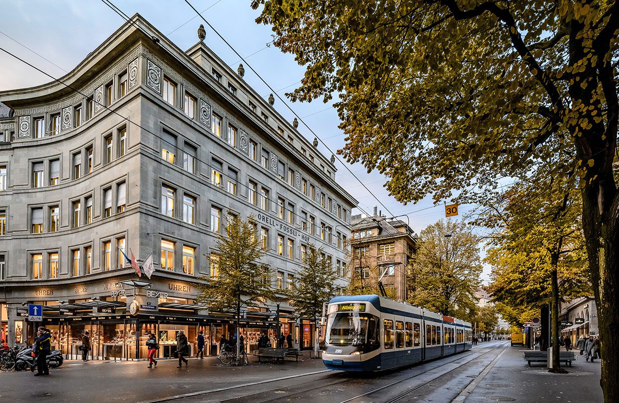 Bahnhofstrasse, image credit Bahnhofstrasse Zürich
