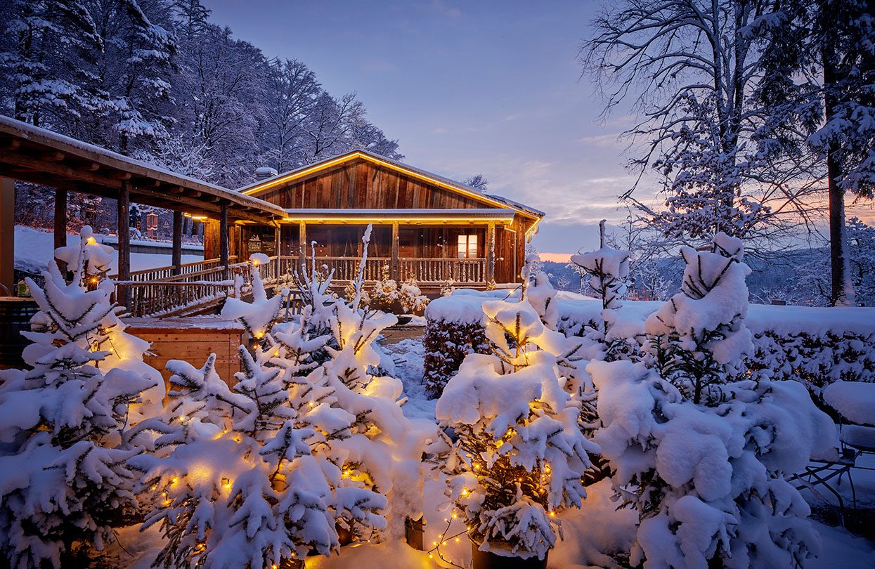 A beautiful fondue chalet in the forest, image by Chalet Zürichberg