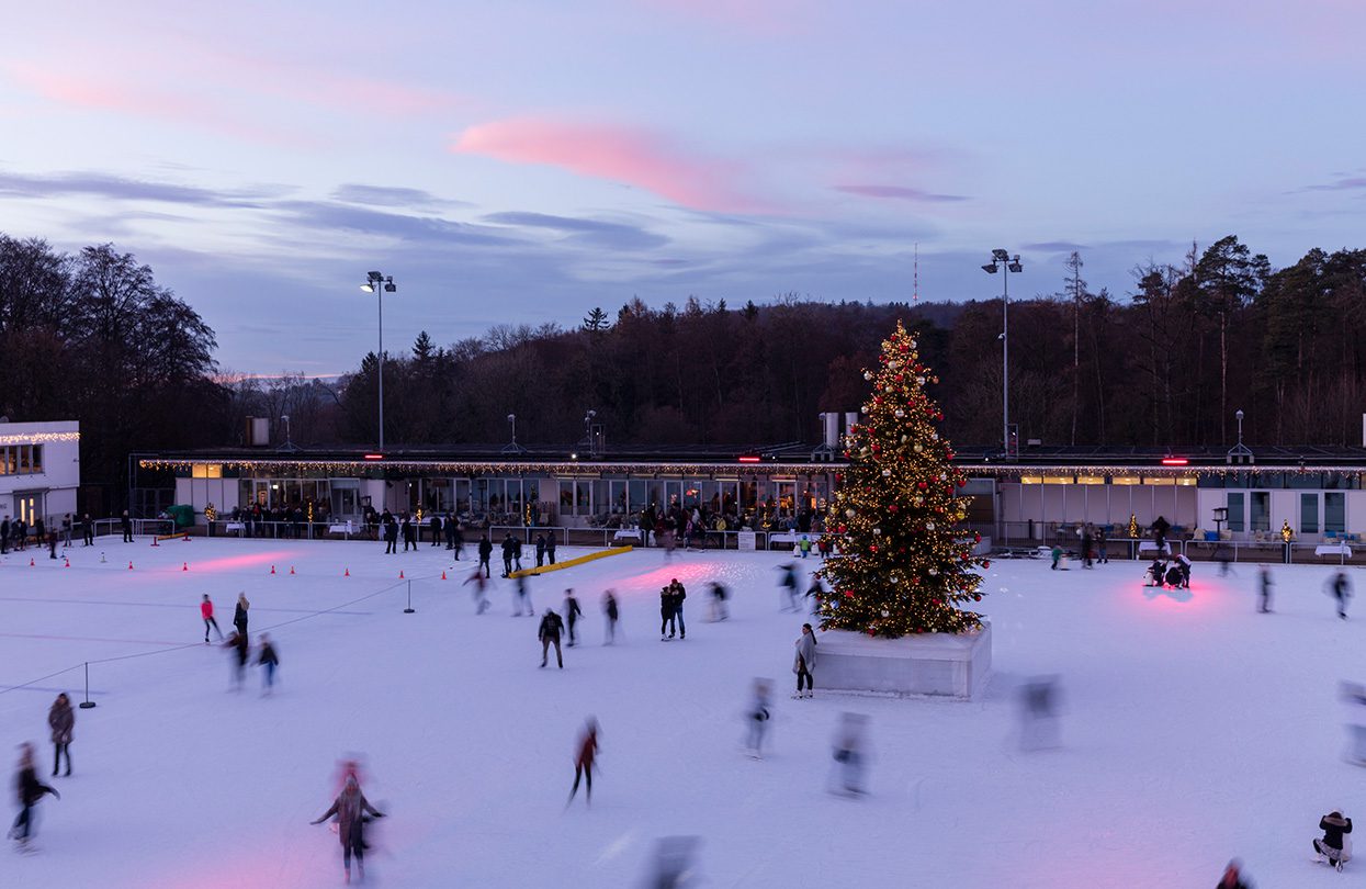 Zurich 6,000 square metre Dolder rink, image by Dominik Baur, Zürich Tourism