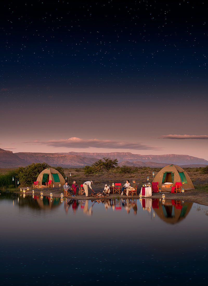 Fly camping at Samara